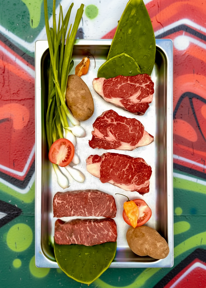 Mexican-American Style Steak Platter